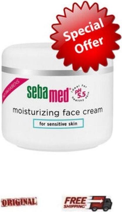 Actual product image Sebamed Sensitive Skin Moisturizing (75 ml, Day cream)