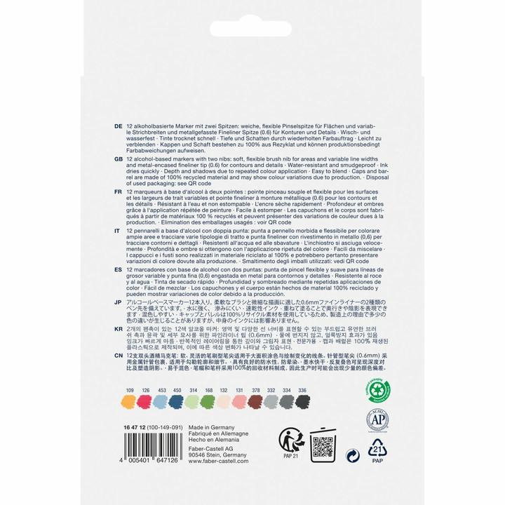 Produktbild Faber-Castell Goldfaber Sketch Marker (12x)