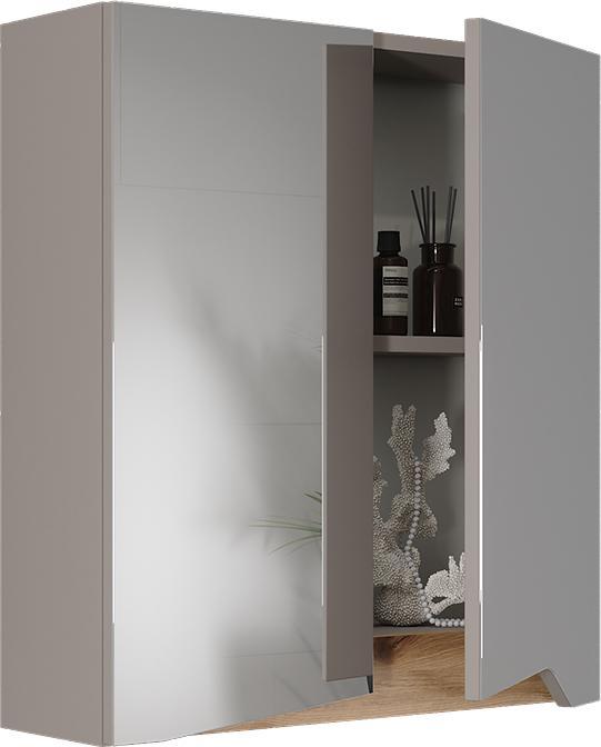 Produktbild Vichy Spiegelschrank Marelle, Greige/Artisan-Eiche, 60 x 67 cm mit höhenverstellbarem Einlegeboden