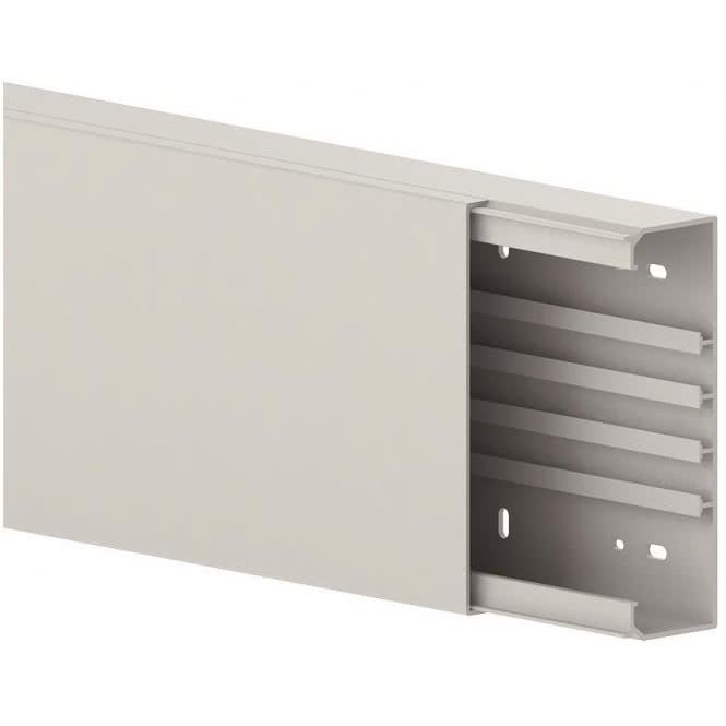 GGK, Canale passacavi, Canale FB 60x200 4484 grigio chiaro con 2 guide di montaggio DIN (800 cm)