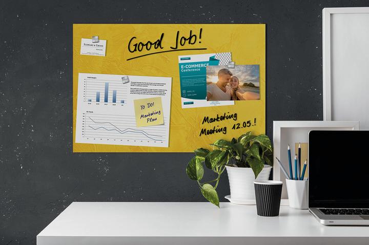 Actual product image Sigel Glass magnetic board Artverum with design (Magnet board, 60 x 40 cm)