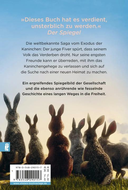 Produktbild Unten am Fluss - 'Watership Down' (Deutsch, Richard Adams, 2018)