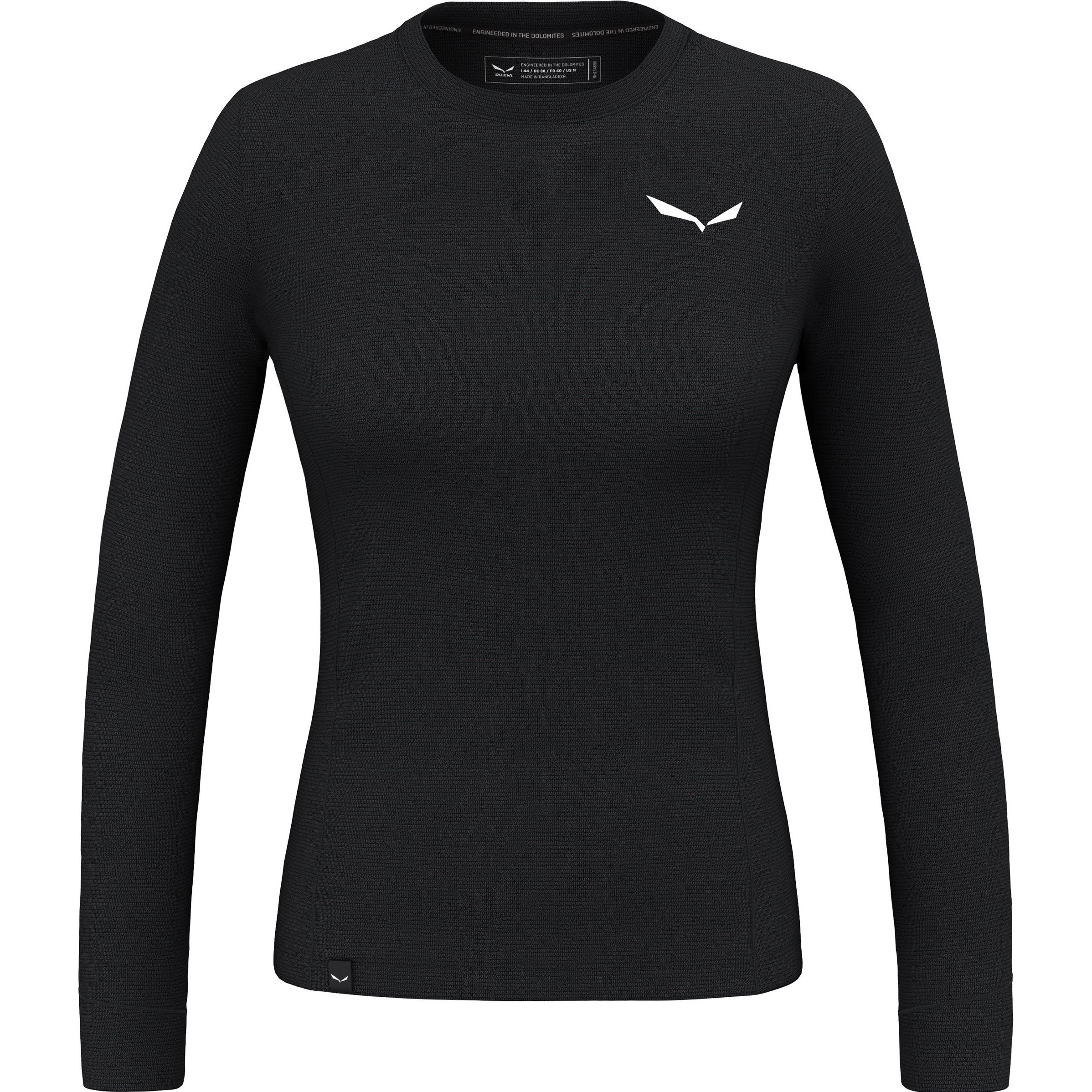 Salewa, Damen, Funktionsshirt, Puez Dry'Ton T-Shirt Da (42, 48), Schwarz, 48, 42