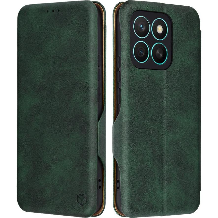 Techsuit - Safe Wallet Plus - Honor X8c - Green (Honor X8), Cover smartphone, Verde
