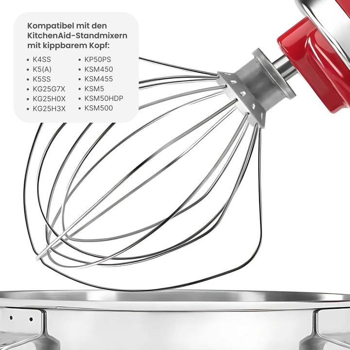 Actual product image Hermex Alternative whisk K5AWW for KitchenAid whisk whisk attachment