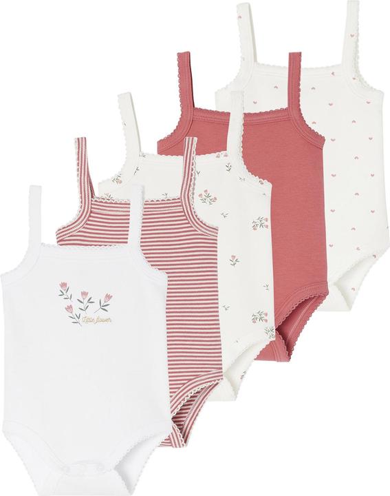 Produktbild Vertbaudet 5er-Pack Baby Trägerbodys Bio-Baumwolle Oeko-Tex (80)