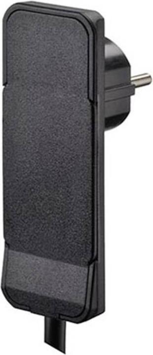 Image du produit NVB 104561 Panneau de prises Noir Fiche plate 1 pc. (3x, 1.60 m)