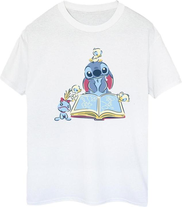 Image du produit Disney - T-shirt LILO & STITCH READING A BOOK - Femme (3XL)