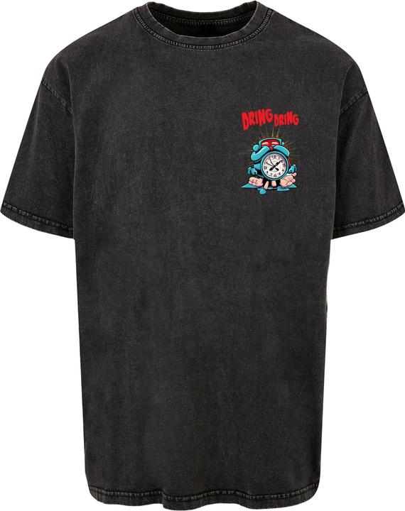 Produktbild Merchcode ALARM CLOCK Comic Acid Washed Oversized Tee - 113035 (XL)