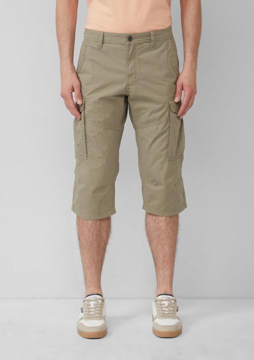 Produktbild S.Oliver Bermuda File: Gemusterte Cargo-Bermuda aus Baumwollmix im Relaxed Fit (30)