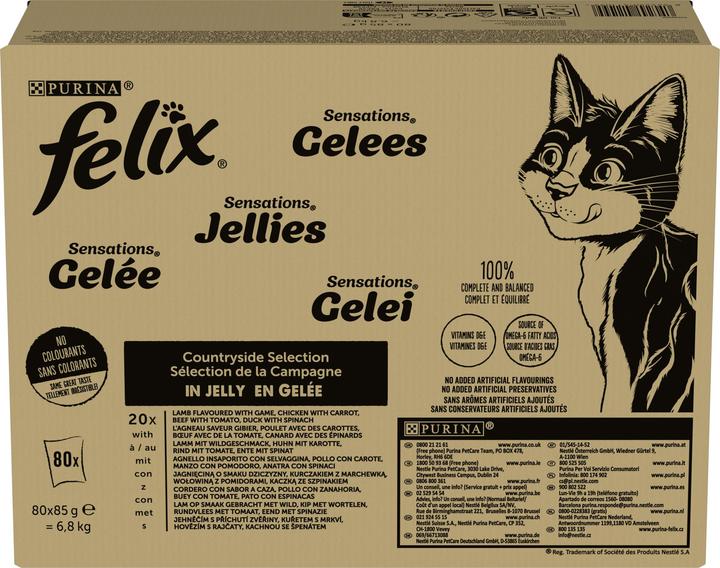 Actual product image Felix Countryside Selection (Adult, 80 pcs., 6800 g)