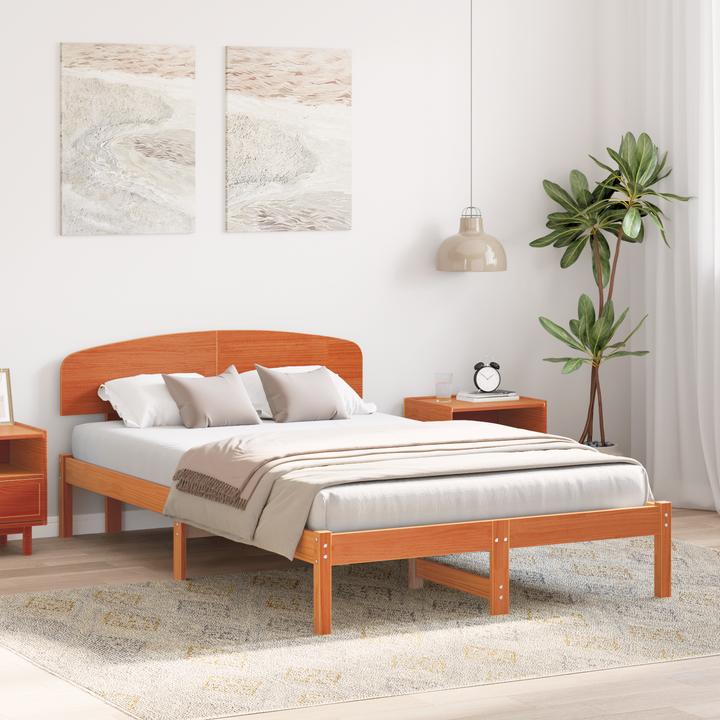Actual product image vidaXL Moderner Bettrahmen (140 x 190 cm)