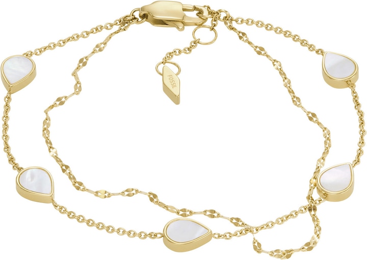 Fossil Jewelry Armband (19 cm, Edelstahl)