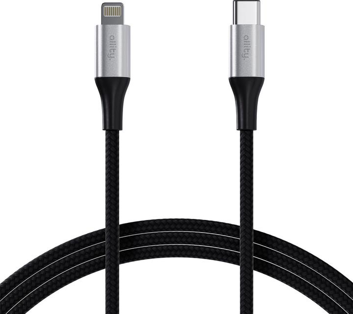 Image du produit Allity cable AUC-01 USB-C - Lightning 1.0 m 27W black (USB 3.0, 27 W)