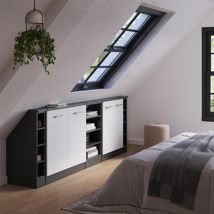 Produktbild Vicco Küchenschrank für Dachschrägen R-Line (210 x 46 x 81.60 cm)