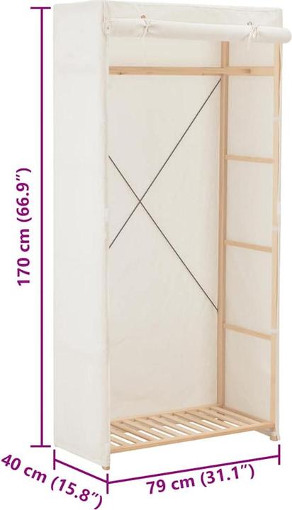 Image du produit vidaXL Schrank (79 x 40 x 170 cm)