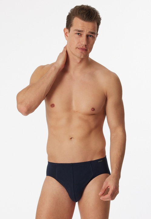 Produktbild Schiesser Slips Cotton Essentials Unterhosen Schlüpfer Supermini Brief | 3 Stück (S, 3er Pack)
