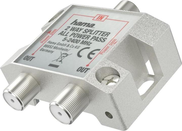 Immagine prodotto Hama Distributore SAT, 2 vie, completamente schermato