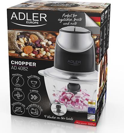 Actual product image Adler Shredder with stainless steel blades (1200 ml, 300 W)