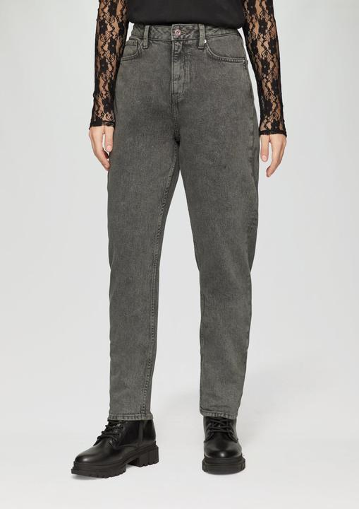 Image du produit S.Oliver Jeans-Hose Ankle-Jeans Mom / Relaxed Fit / High Rise / Tapered Leg / Überfärbt (34)