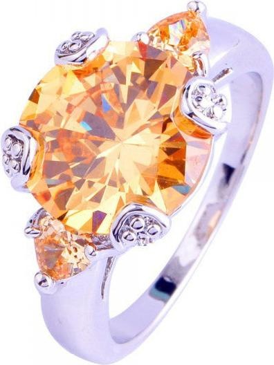 Produktbild Hermex Versilberter Ring mit Morganit - Gr. 59 / Size 9 (59)