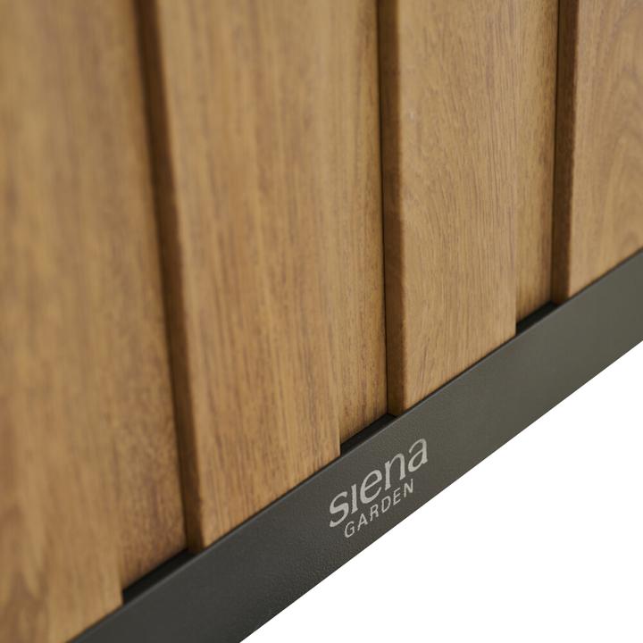Produktbild Siena Garden SABANO Kissenbox 181x79x75cm Alu, matt-anthrazit, HT woodlook