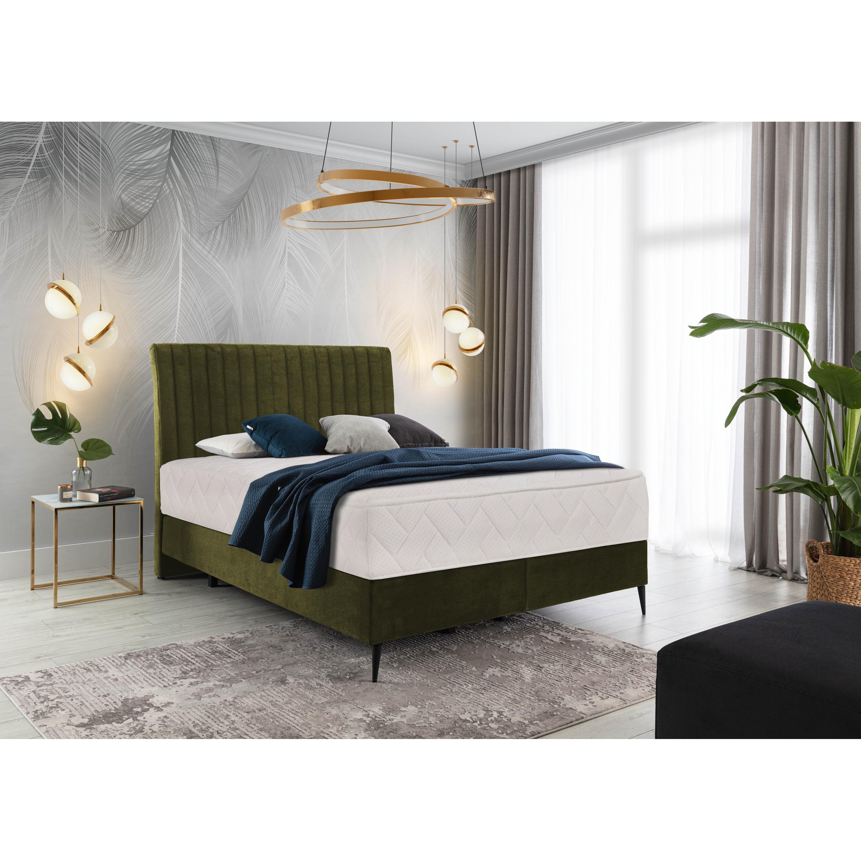 ELTAP, Boxspringbett, Blanca (140 x 200 cm)