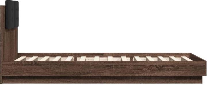 Actual product image VidaXL Bed frame with headboard (100 x 200 cm)
