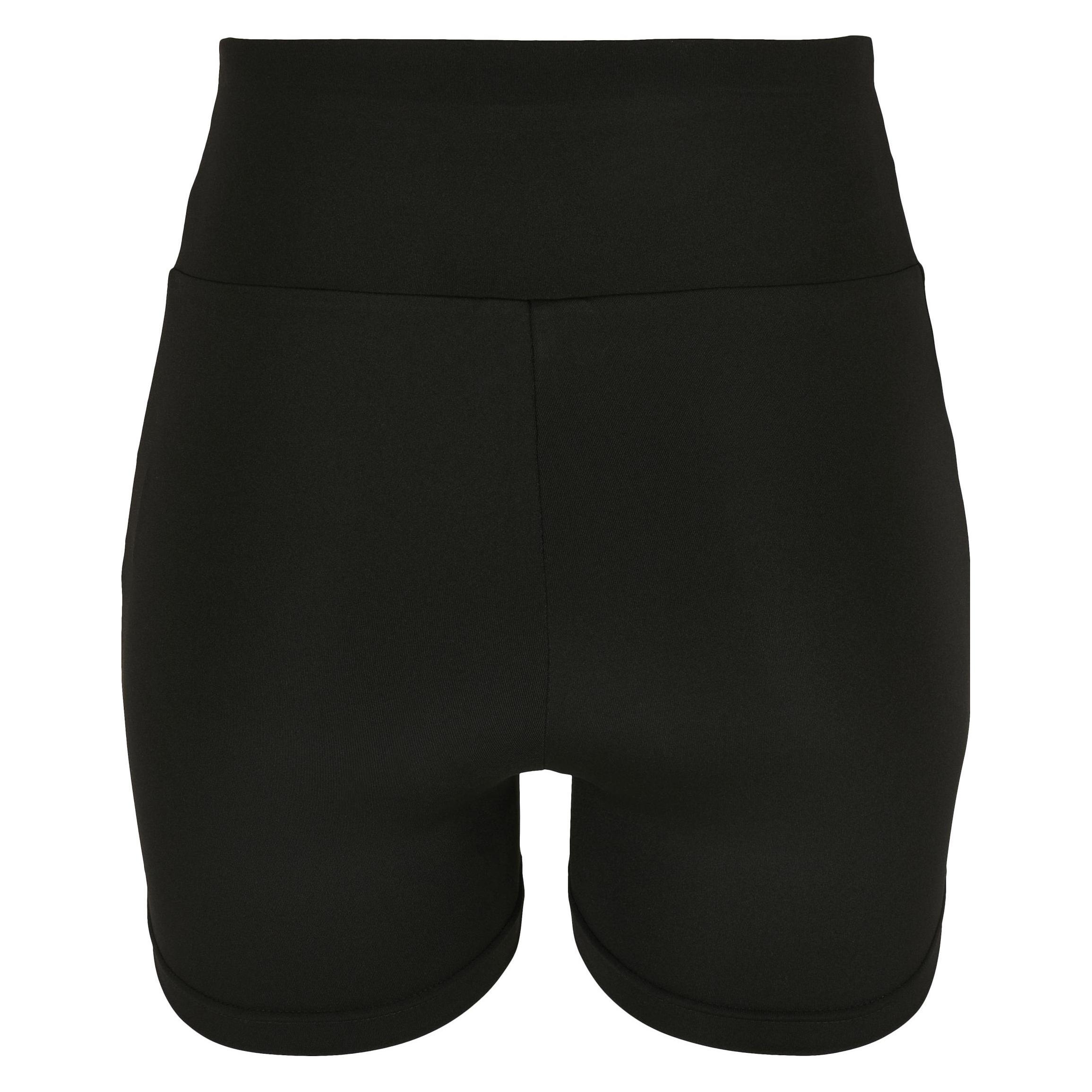 Urban Classics, Damen, Shorts, Ladies Recycled High Waist Cycle Hot Pants, Schwarz, (S)