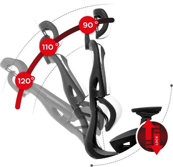Produktbild Huzaro Gaming chair COMBAT 8.0 White