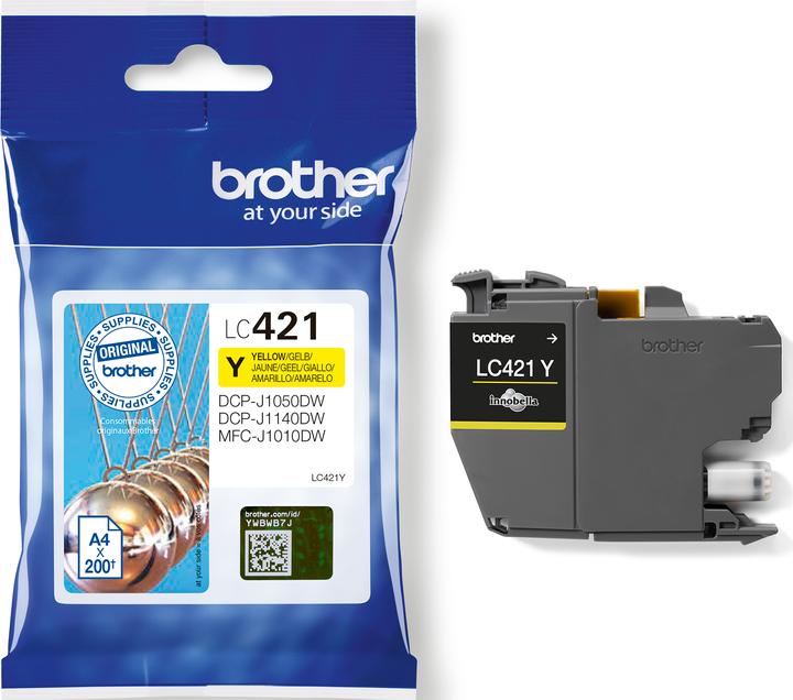 Actual product image Brother Ink cartridge yellow (Y)