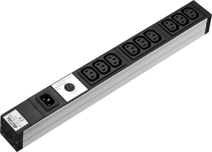 Produktbild Rittal Socket strips for IEC (9)C13Cord Length () wire
