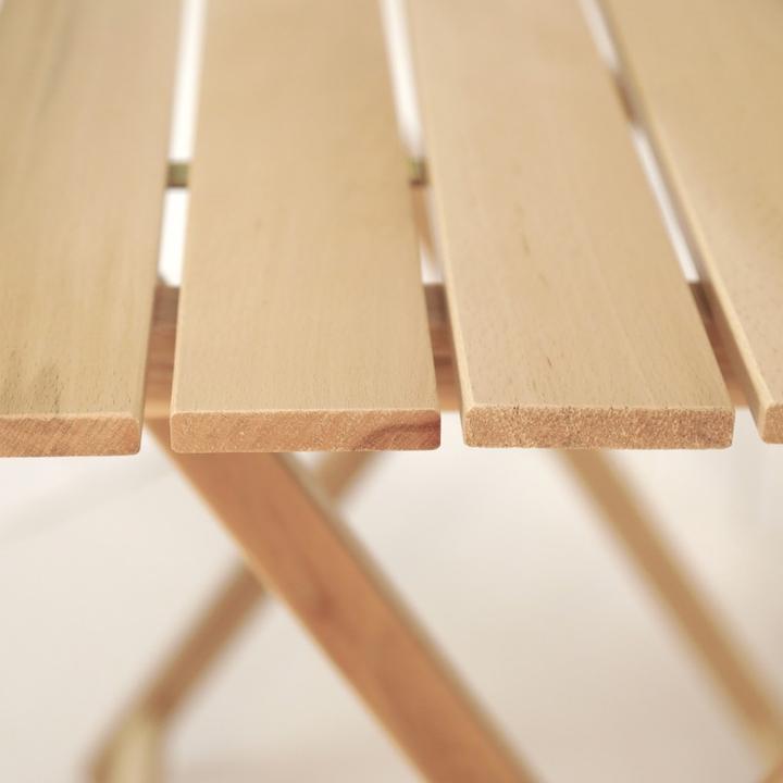 Actual product image Europe & Nature Folding table made of solid beech wood (60 cm)