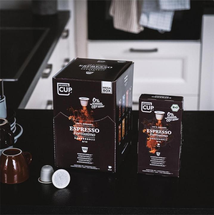 Immagine prodotto My-Cups Caffè in capsule Espresso Fortissimo 100s Megabox (100 x Porta.)