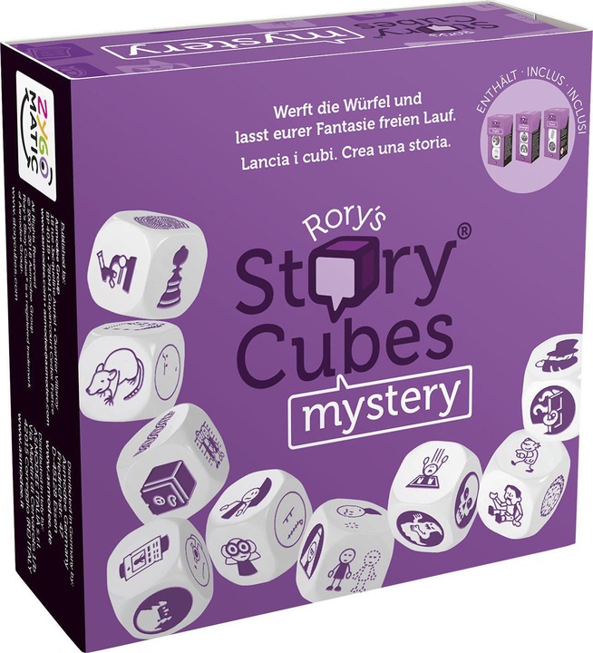 Immagine prodotto Asmodée Dadi gioco Rory storia cubi di storia mistero (Tedesco, Francese, Italiano)