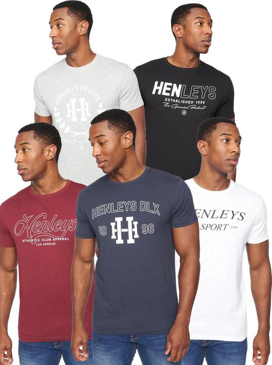 Produktbild Henleys Varick TShirt (5erPack) (L)