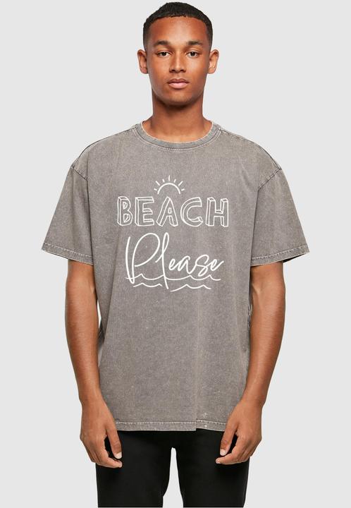 Produktbild Merchcode Beach Please Acid Washed Heavy Oversized Tee - 112821 (XXL)
