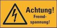 Hein Industrieschilder GmbH HEIN 171299 Warnschild HEIN 171299 Fremdspannung Folie 148x74mm