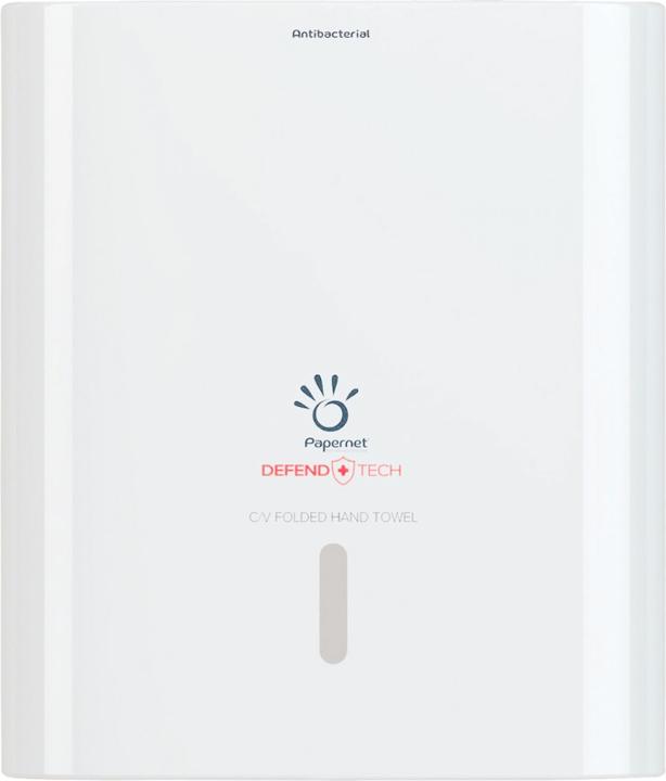 Papernet Antibacterial dispenser for C/V-fold folded towels with Defend Tech technology