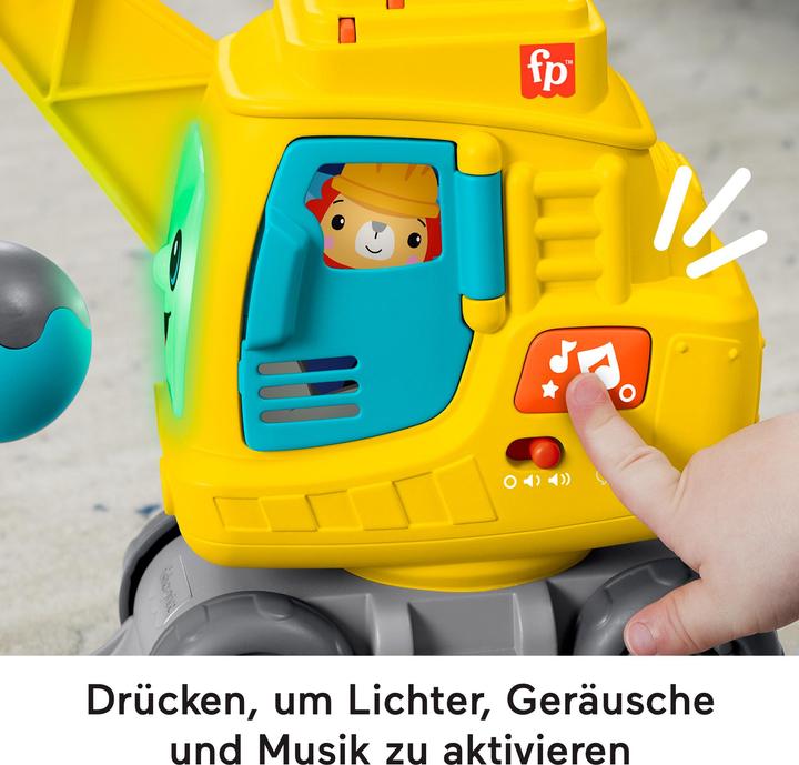 Actual product image Fisher-Price Count & Stack Crane- (D, F, E)