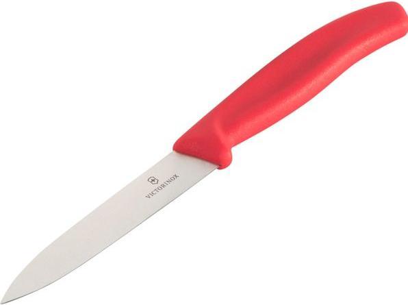 Produktbild Victorinox Swiss Classic, Gemüsemesser, 10cm, gerade, mittelspitz, rot (10 cm)