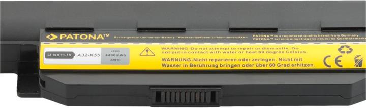 Immagine prodotto Patona Batteria f. Asus K55 A A45D A45DE A45DR A45N A45V A45VD A45VG (6 cubicoli, 4400 mAh)