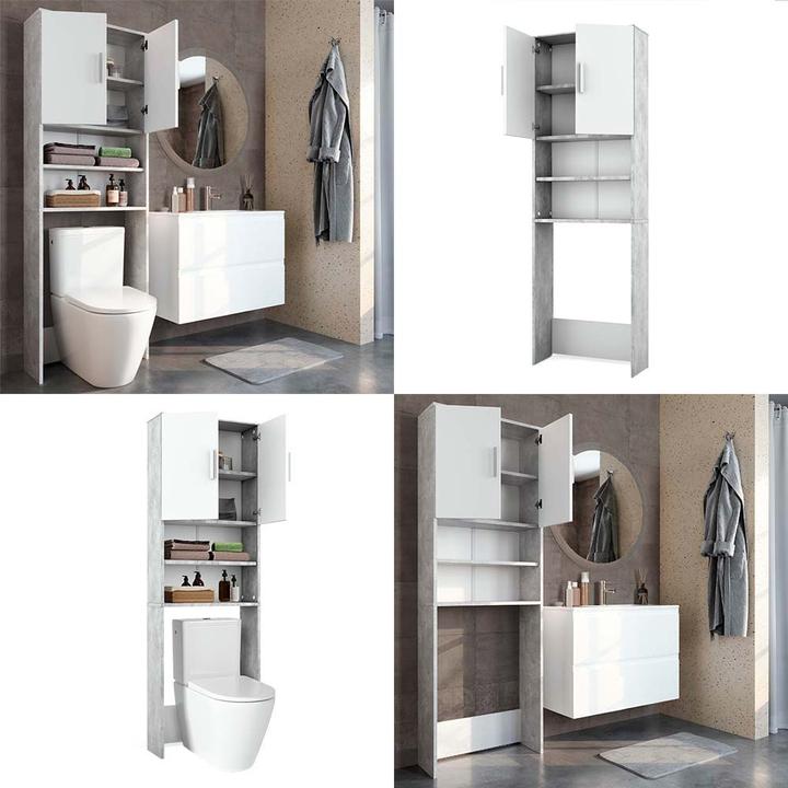 Actual product image Vicco Toilettenschrank (64 x 26 x 190 cm)