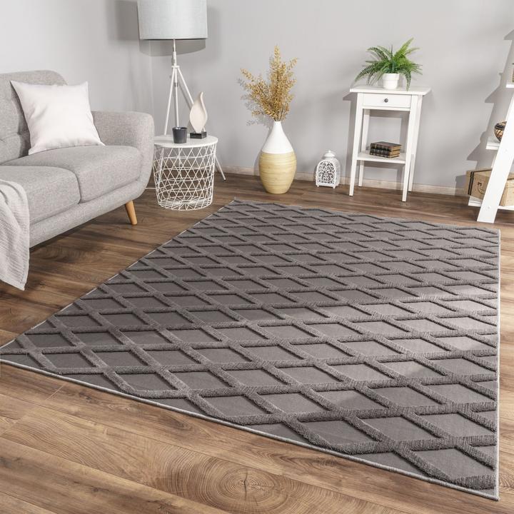 Produktbild TT Home Wohnzimmer Teppich Esszimmer Kurzflor Skandinavisch (150 x 80 cm)