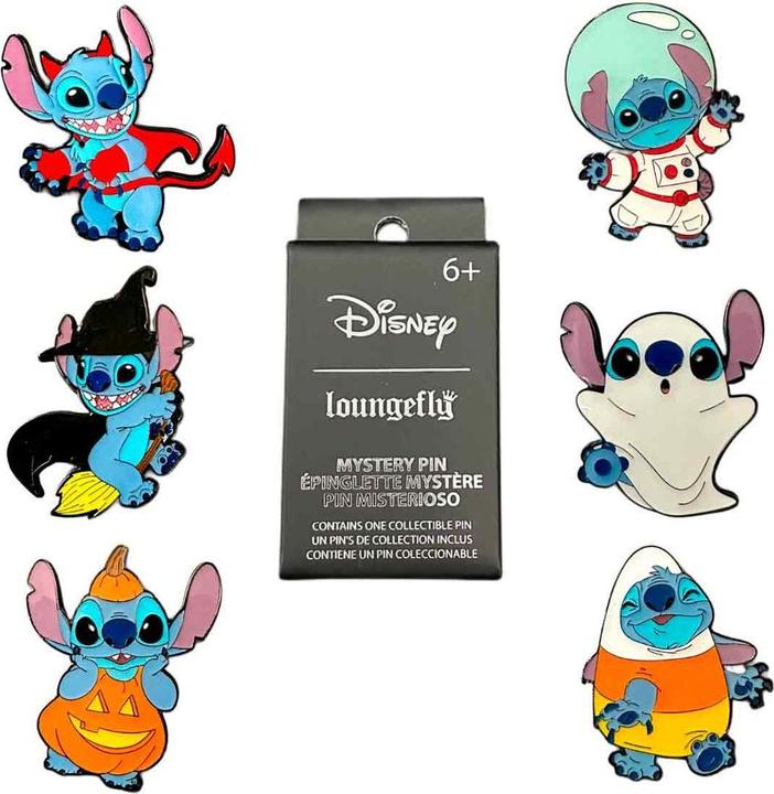 Produktbild Funko Blind Box Enamel Pin Disney Stitch Halloween 1 Stk. assorted