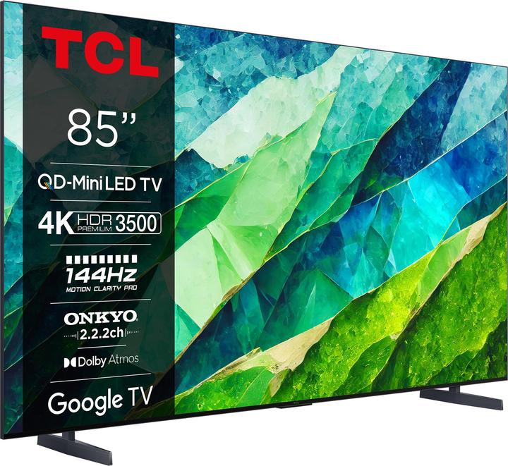 Actual product image TCL 85C855 (85", Mini-LED, 4K, 2024)