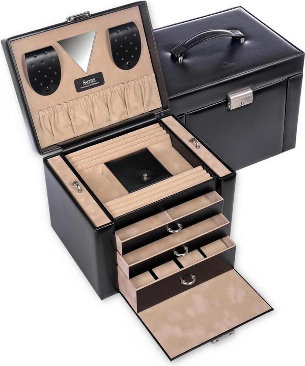 Produktbild Sacher Schmuckkoffer Maxima - Schwarz