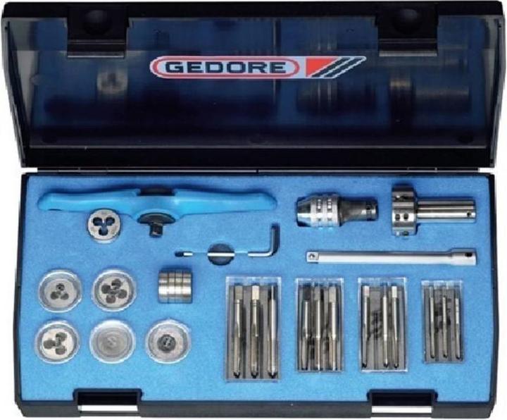 Actual product image Gedore 8553 Thread cutting set for internal/external threads
