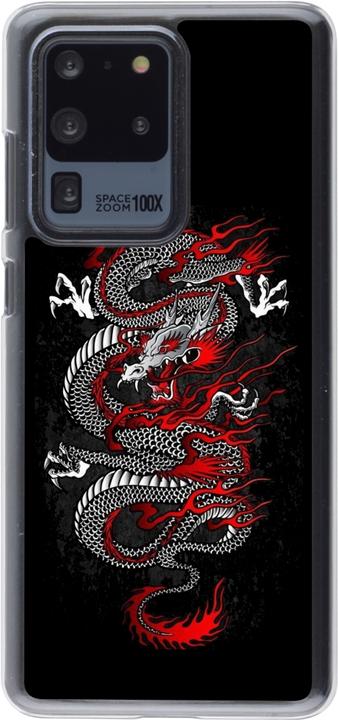 Image du produit PhoneLook Coque transparent Japanese style Dragon Tattoo Red Black (Samsung Galaxy S20 Ultra)
