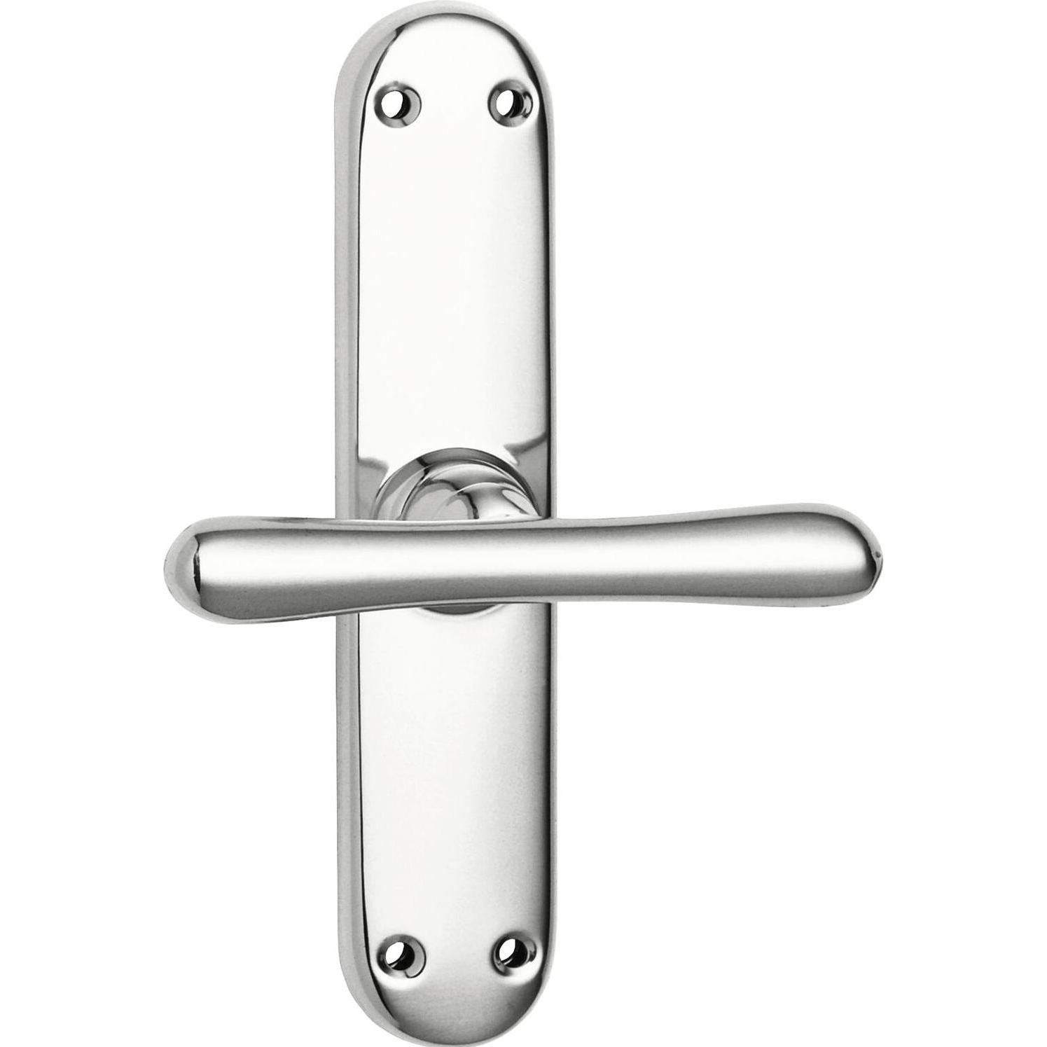 Grundmann, Türgriff + Fenstergriff, Fenstergriff ELEGANT 520 - gerade, ohne VK, Alu poliert, 1 Stk (Türgriff)